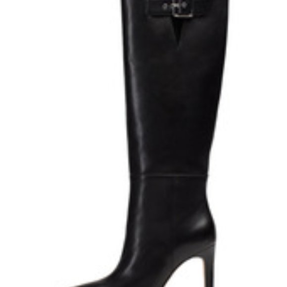 Brand New in Box! Paige Hazel Knee High Boots! 8 Stacked Heel Adjustable Calf - Picture 2 of 16